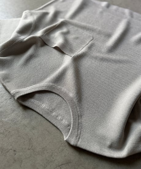 pocket box knit t-shirt【予約商品】