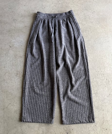 rib stripe easy pants