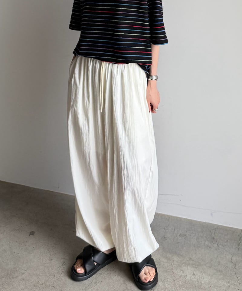 パンツ * arulle * color drawstring easy pants color drawstring easy pants【一部予約】 | ARULLE