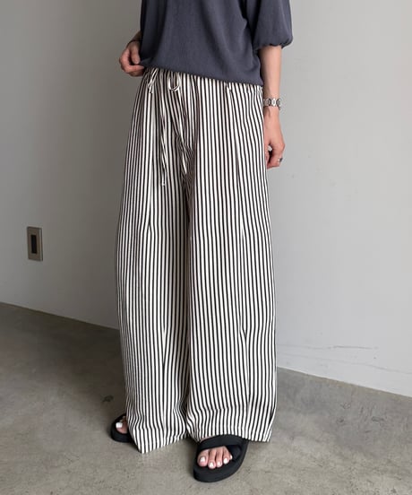 casual stripe pants【一部予約】
