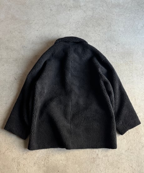 reversible mouton coat