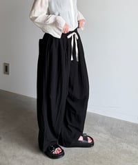 color drawstring easy pants【一部予約】