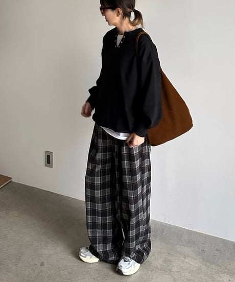 easy check pants