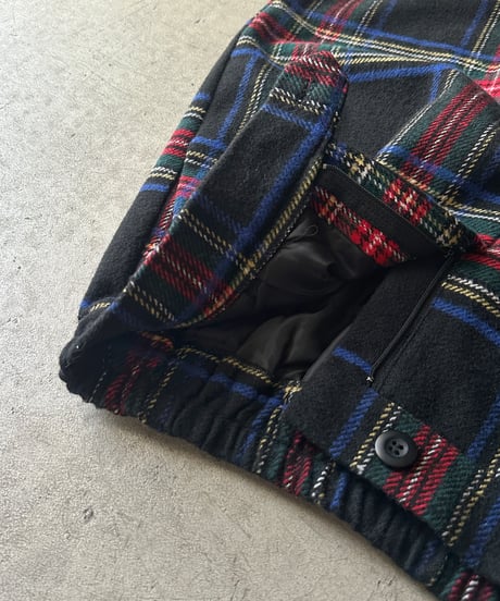 【POPUP】roll up warm slacks〈check〉
