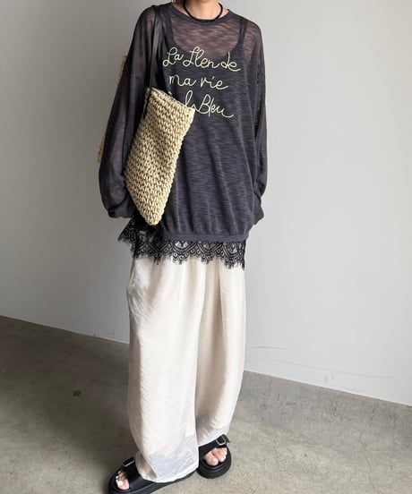 graphic sheer cut sew