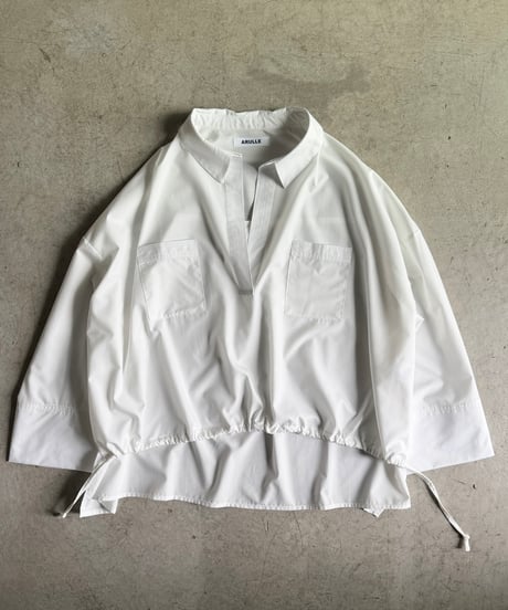 drawst hem skipper shirt