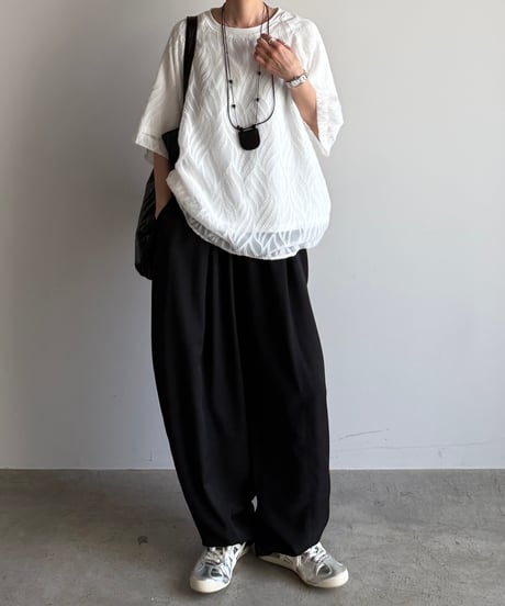 leather motif necklace【一部予約】