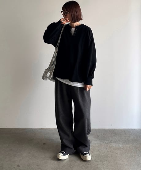 eyelet skipper pullover