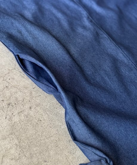 denim long one piece