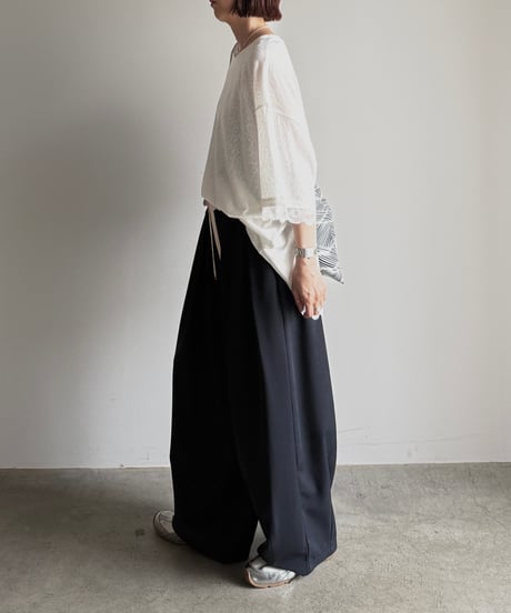 point lace big pullover