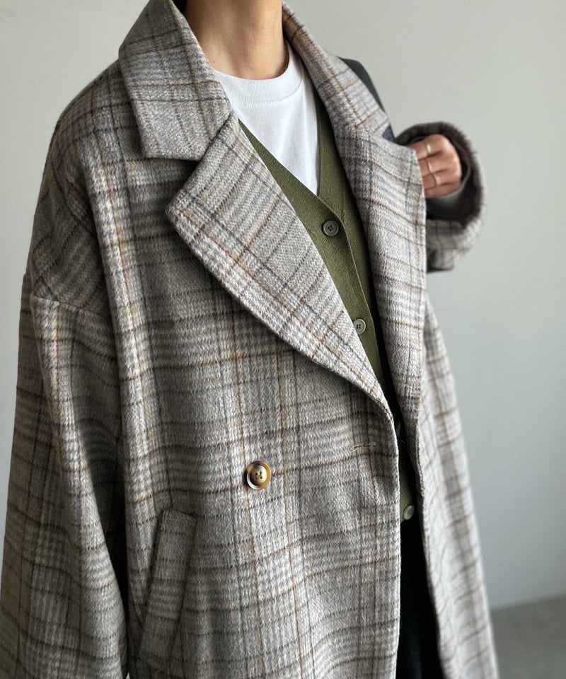 check chester coat | ARULLE