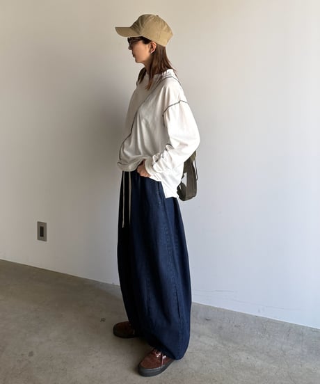 lock stitch long t-shirt