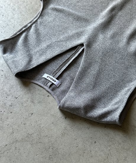 layered linen-like vest
