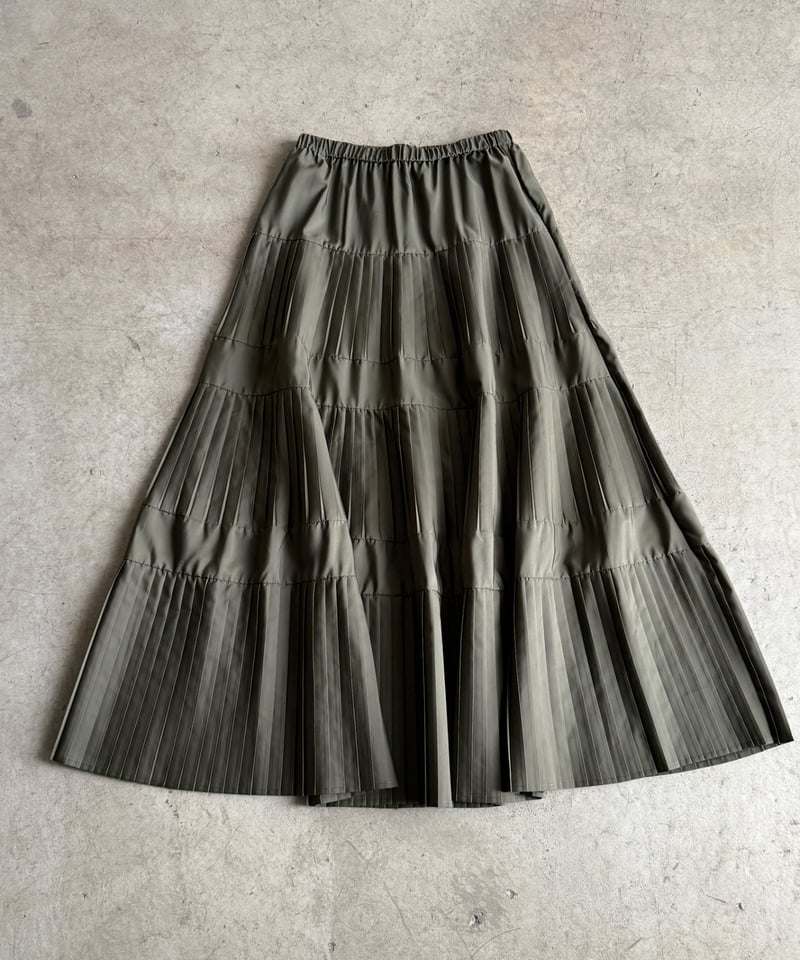 スカート UND RANDOM TUCK FLARE SKIRT Ameri（アメリ） スカート UND RANDOM TUCK FLARE SKIRT : ZOZOTOWN