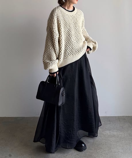 organdy flare skirt