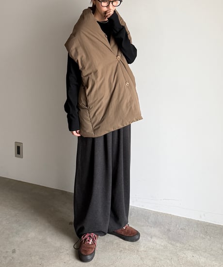 long rib sleeve pullover〈plain〉