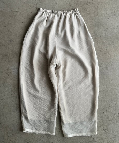 sheer lyocell tuck pants〈new color〉