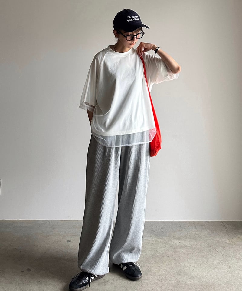 トップス ARULLE tulle docking cut sew tulle docking cut sew | ARULLE