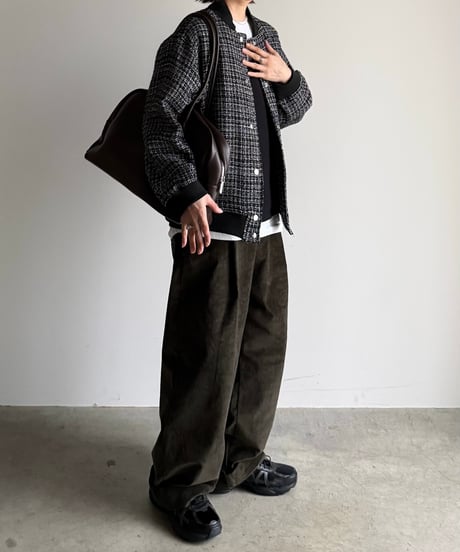 tweed stadium jacket