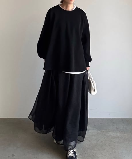 organdy flare skirt