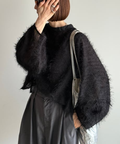 feather top pullover