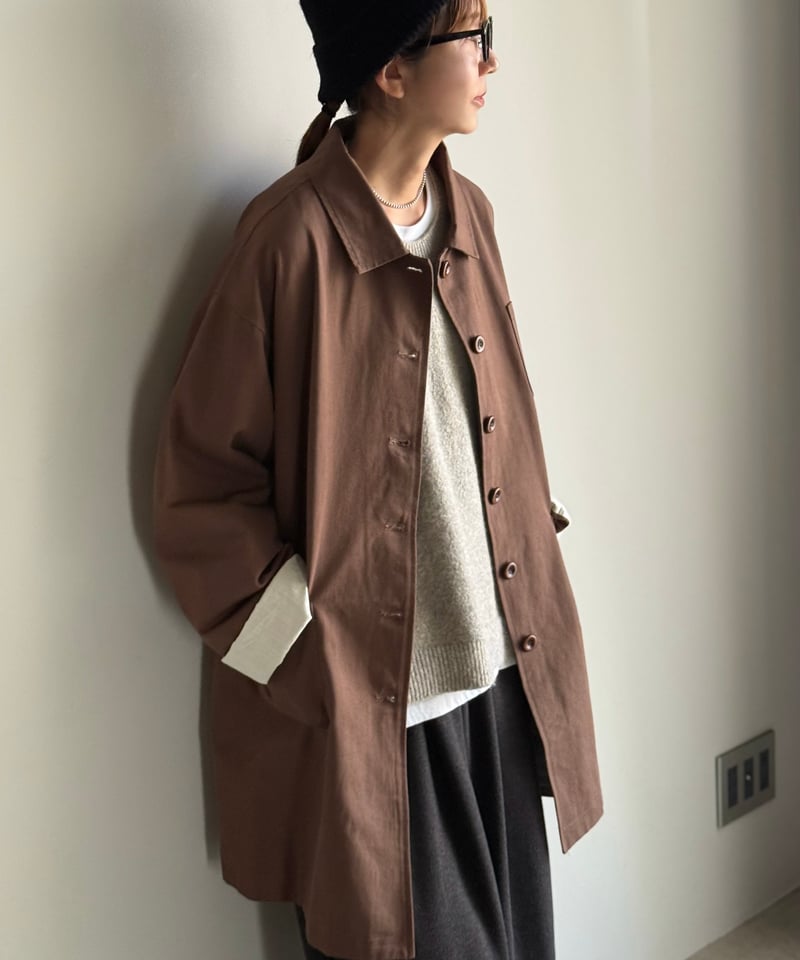 soutien collar brown jacket【予約商品】 | ARULLE