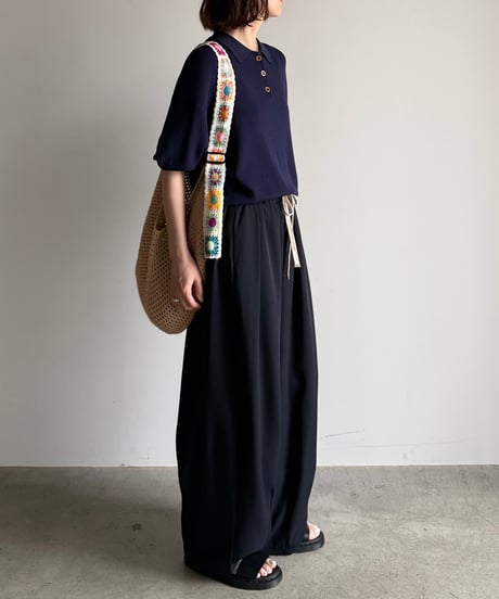 summer knit polo
