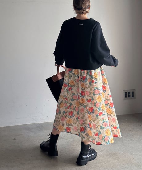vintage style flower skirt