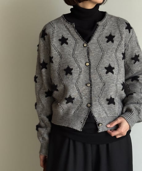 point star cardigan