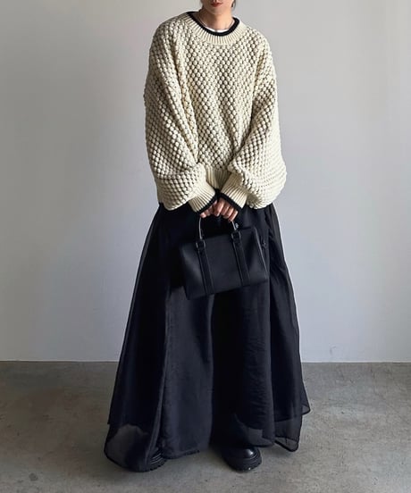 organdy flare skirt
