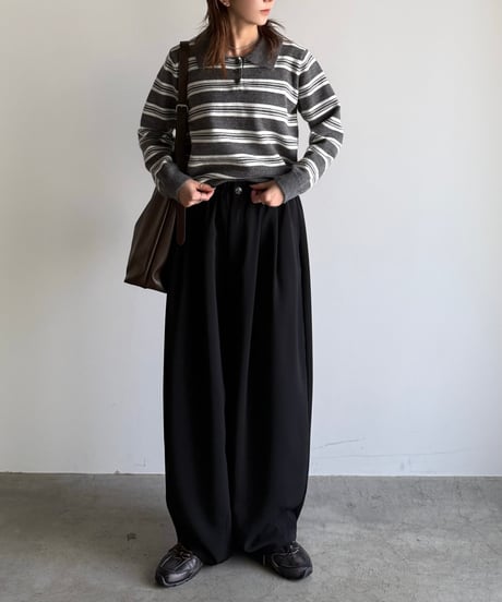 border knit polo