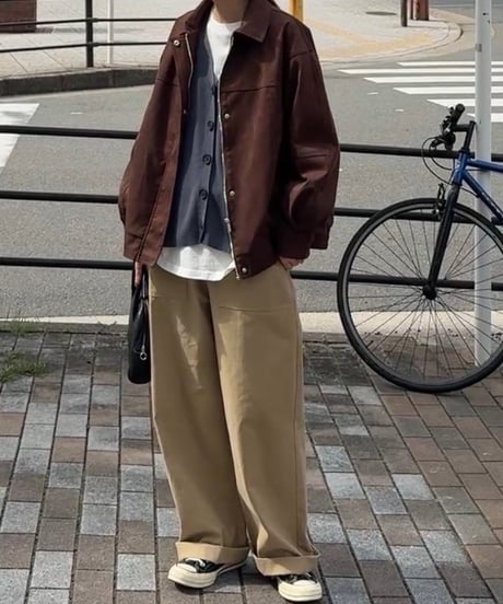 side adjust chino pants