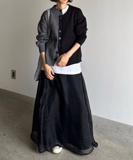 organdy flare skirt