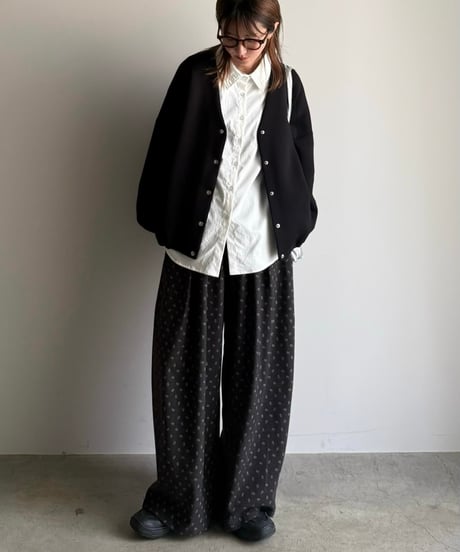 petit flower relax pants