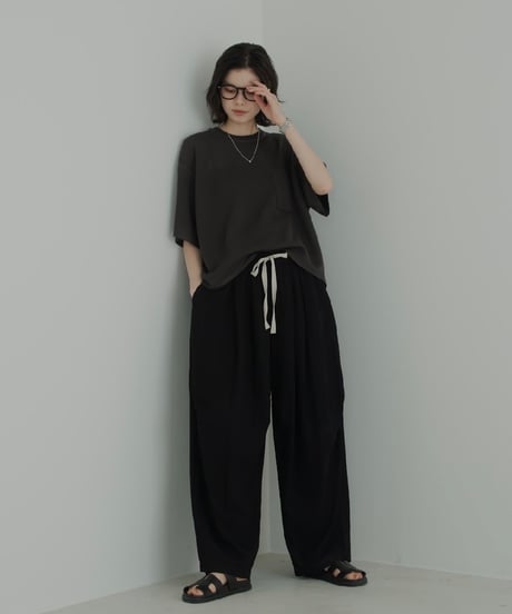 pocket box knit t-shirt【予約商品】