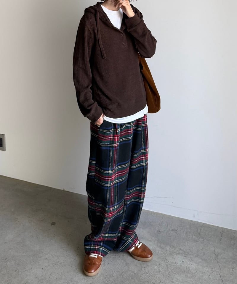 roll up warm slacks〈check〉 | ARULLE