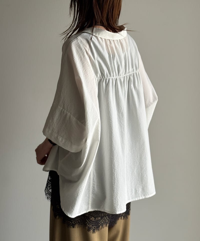 todayful sheer gather shirt シアーギャザーシャツ TODAYFUL（トゥデイフル）の「シアーギャザーブラウス（シャツ