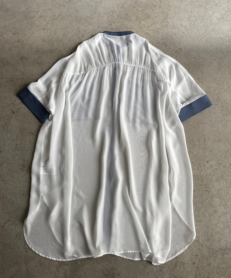 dungaree pocket long shirt