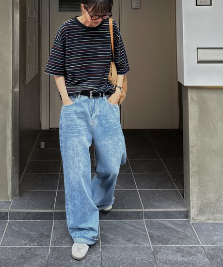 loose wide denim