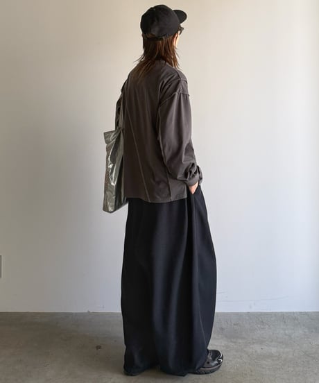 lock stitch long t-shirt