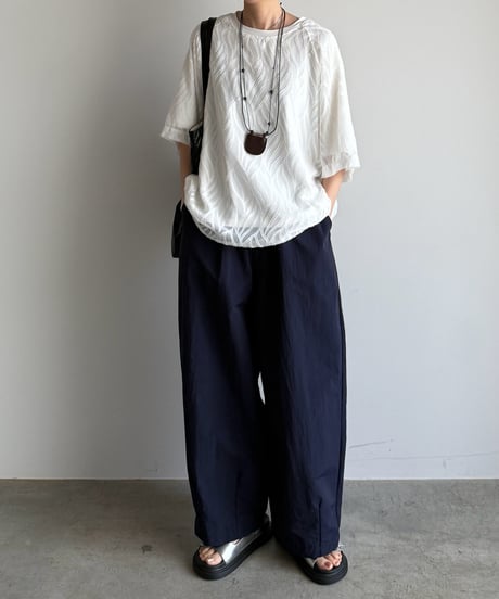leather motif necklace【一部予約】