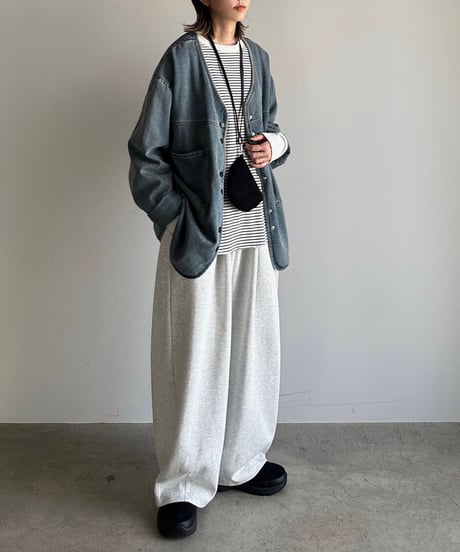 cocoon gather sweat pants