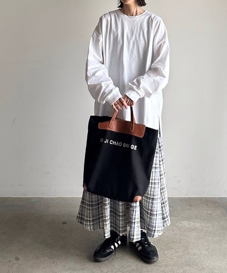 3way canvas logo tote bag