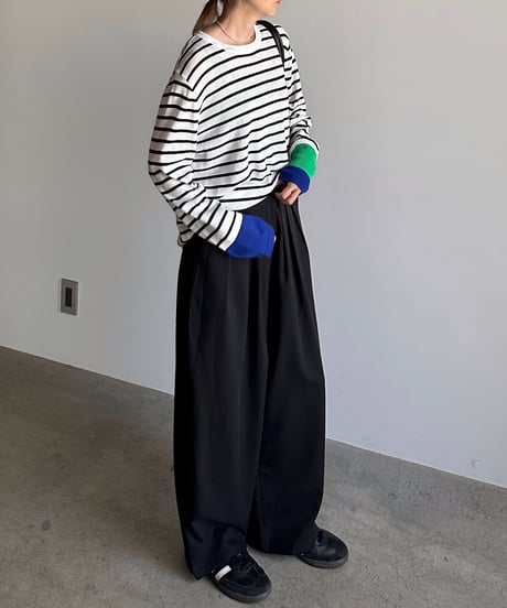 color cuff border cut sew