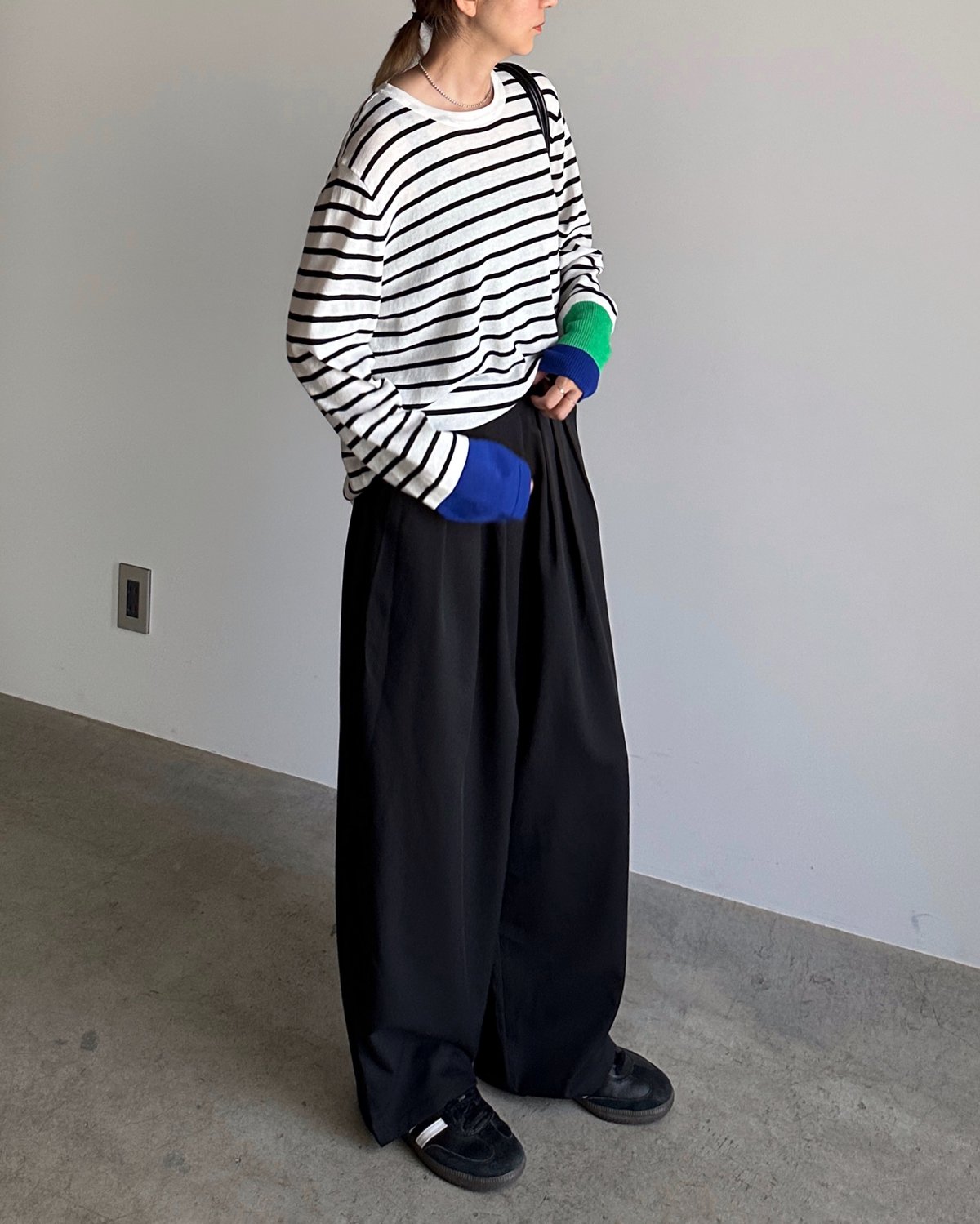 color cuff border cut sew | ARULLE