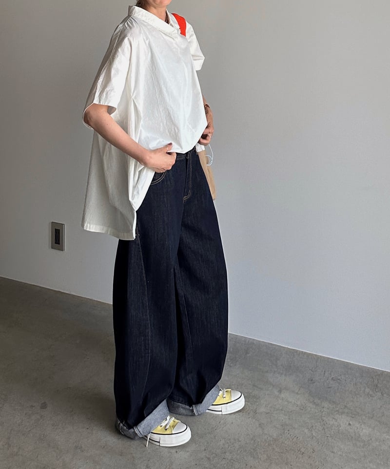 ARULLE design collar shirt デザインカラーシャツ design collar shirt | ARULLE