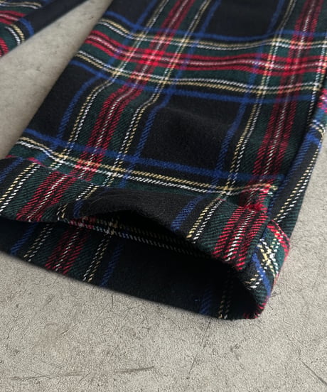 【POPUP】roll up warm slacks〈check〉