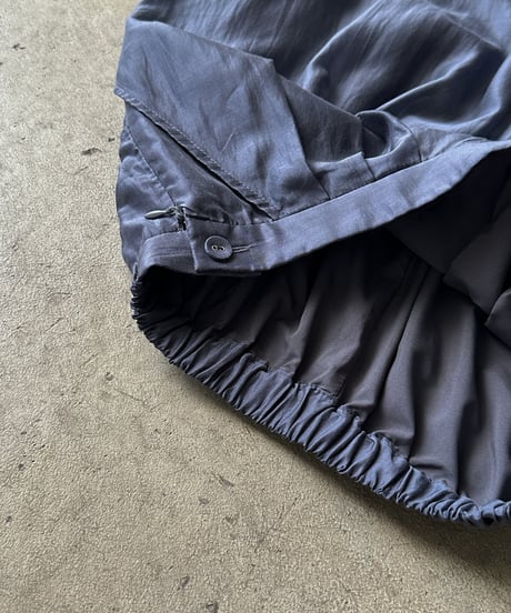 sheer lyocell tuck pants