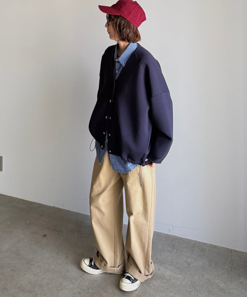 front snap diver cardigan | ARULLE