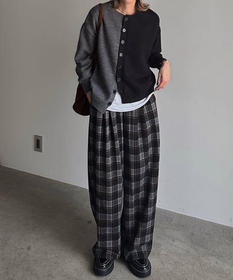 easy check pants